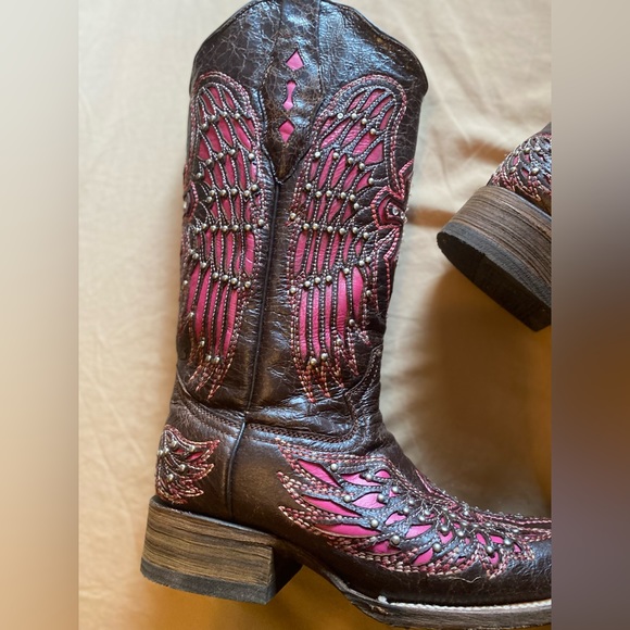 Dark Brown Corral Boots - Picture 5 of 8